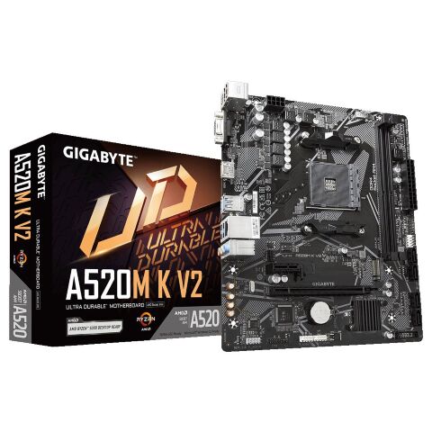 Материнская плата GIGABYTE A520M K V2 - Нулевой остаток (Feed)  - Нулевой остаток (Feed) 