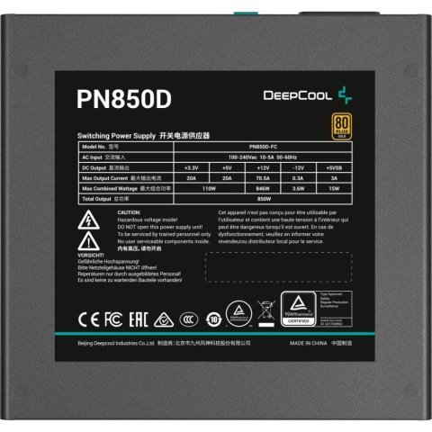 Блок питания Deepcool 850W PN850D (R-PN850D-FC0B-EU) - Нулевой остаток (Feed) - Нулевой остаток (Feed)