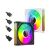 Кулер для корпуса Zezzio PRISM 6 Pro ARGB Black - Нулевой остаток (Feed) - Нулевой остаток (Feed)
