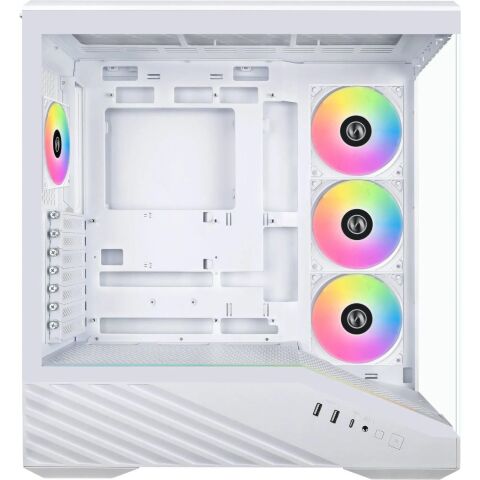 Корпус для ПК Lian Li V100R case with pre-installed four 120mm RGB PWM fan, White (G99.V100RW.01) - Корпуса  - Корпуса 
