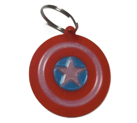 Брелок Marvel Captain America Keychain Капітан Америка ABS пластик 5 см. -   -  