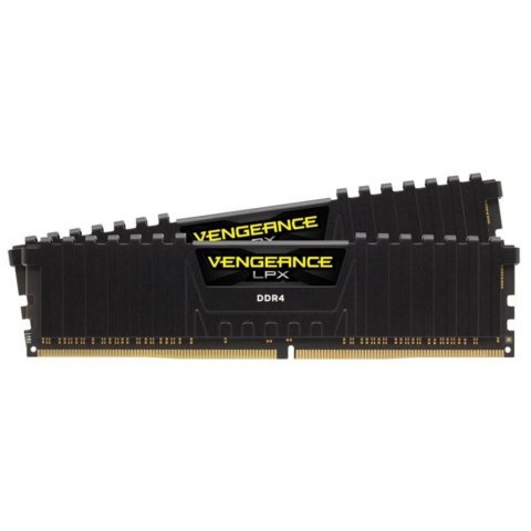 Модуль памяти для компьютера DDR4 32GB (2x16GB) 3200 MHz Vengeance LPX Black Corsair (CMK32GX4M2E3200C16) - Нулевой остаток (Feed) - Нулевой остаток (Feed)