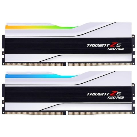 Модуль памяти для компьютера DDR5 64GB (2x32GB) 6000 MHz Trident Z5 Neo RGB Matte White G.Skill (F5-6000J3036G32GX2-TZ5NRW) - Нулевой остаток (Feed) - Нулевой остаток (Feed)