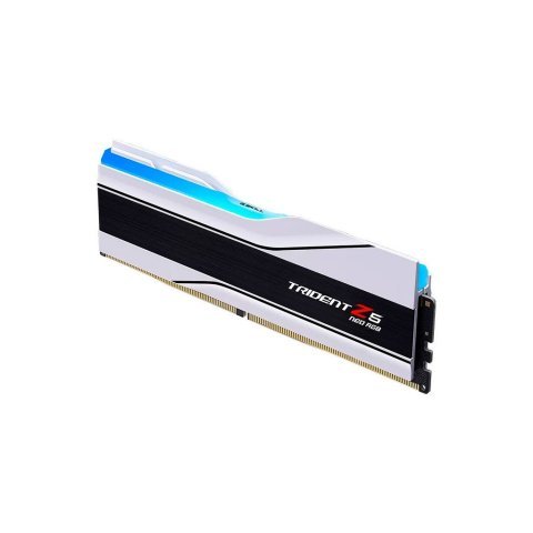 Модуль памяти для компьютера DDR5 64GB (2x32GB) 6000 MHz Trident Z5 Neo RGB Matte White G.Skill (F5-6000J3036G32GX2-TZ5NRW) - Нулевой остаток (Feed) - Нулевой остаток (Feed)