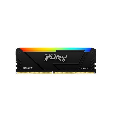 Модуль памяти для компьютера DDR4 16GB 3200 MHz Beast RGB Kingston Fury (ex.HyperX) (KF432C16BB12A/16WP) - Нулевой остаток (Feed) - Нулевой остаток (Feed)
