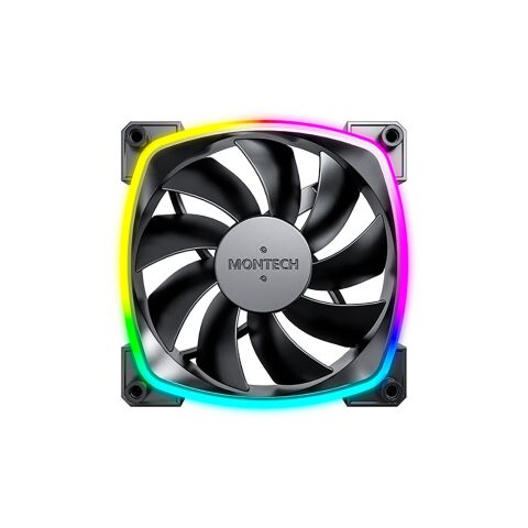 Кулер для корпуса MONTECH AX120 PWM BLACK - Нулевой остаток (Feed)  - Нулевой остаток (Feed) 