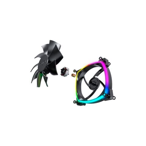 Кулер для корпуса MONTECH AX120 PWM BLACK - Нулевой остаток (Feed)  - Нулевой остаток (Feed) 