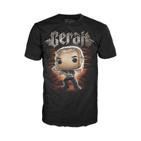 Футболка Funko Tees The Witcher: Geralt фанко Відьмак Геральт (розмір L) - -