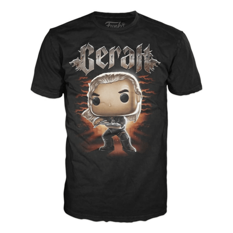 Футболка Funko Tees The Witcher: Geralt фанко Відьмак Геральт (розмір L) - -