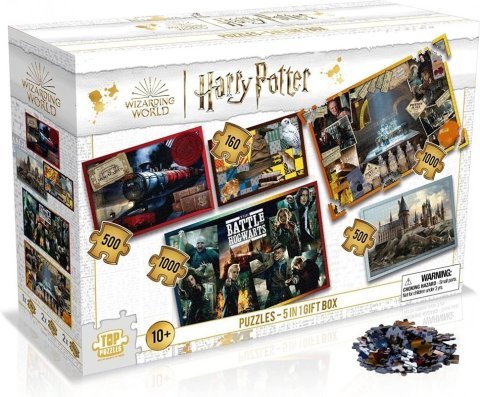 Пазлы Гарри Поттер Harry Potter 5 in 1 Puzzle Подарочный набор (3160 деталей) - -