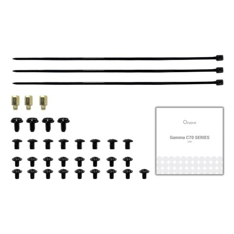 Корпус для ПК OCYPUS GAMMA C70 BK ARGB (GAMMA-C70-BKG400XX-GL) - Нулевой остаток (Feed) - Нулевой остаток (Feed)