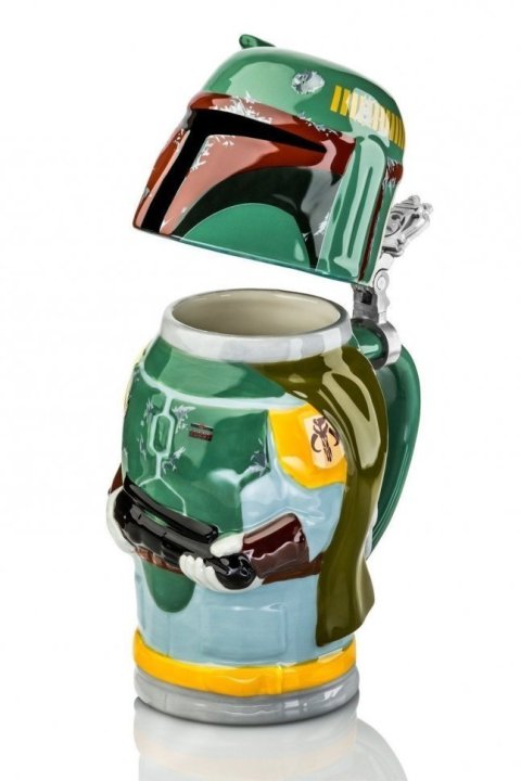 Кружка коллекционная SignatureSteins Star Wars Boba Fett Stein Звёздные войны Боба Фетт 650 мл. -   -  