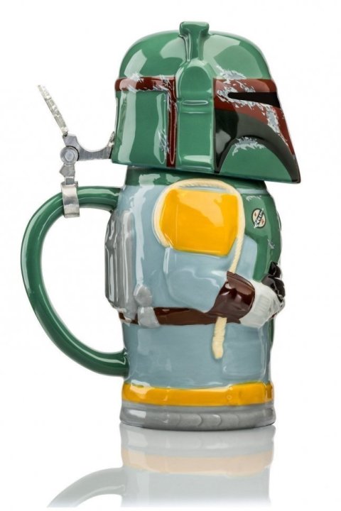 Кружка коллекционная SignatureSteins Star Wars Boba Fett Stein Звёздные войны Боба Фетт 650 мл. -   -  