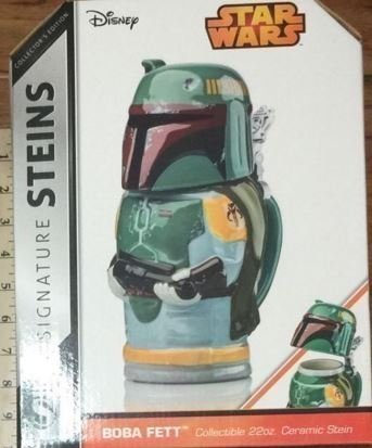 Кружка коллекционная SignatureSteins Star Wars Boba Fett Stein Звёздные войны Боба Фетт 650 мл. -   -  
