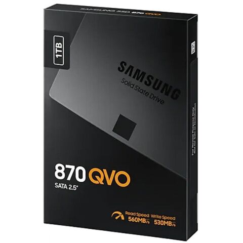 Накопитель SSD 2.5" 1TB 870 QVO Samsung (MZ-77Q1T0BW) - Нулевой остаток (Feed)  - Нулевой остаток (Feed) 