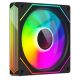 Кулер для корпуса Zezzio PRISM 6 Pro ARGB Black Reverse - Вентиляторы к корпусам  - Вентиляторы к корпусам 