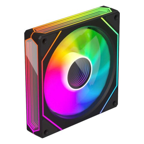 Кулер для корпуса Zezzio PRISM 6 Pro ARGB Black Reverse - Вентиляторы к корпусам  - Вентиляторы к корпусам 