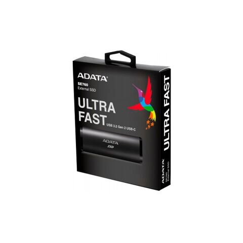 Накопитель SSD USB 3.2 1TB ADATA (ASE760-1TU32G2-CBK) - Нулевой остаток (Feed) - Нулевой остаток (Feed)