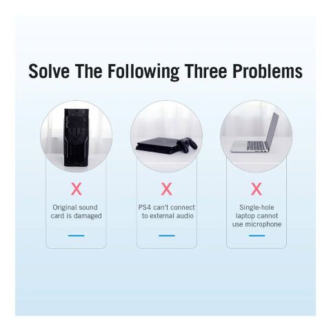 Звуковая плата Vention Audio USB 2х3,5mm jack Metal (VAB-S17-B) - Нулевой остаток (Feed)  - Нулевой остаток (Feed) 