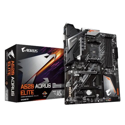 Материнская плата GIGABYTE A520 AORUS ELITE - Нулевой остаток (Feed) - Нулевой остаток (Feed)