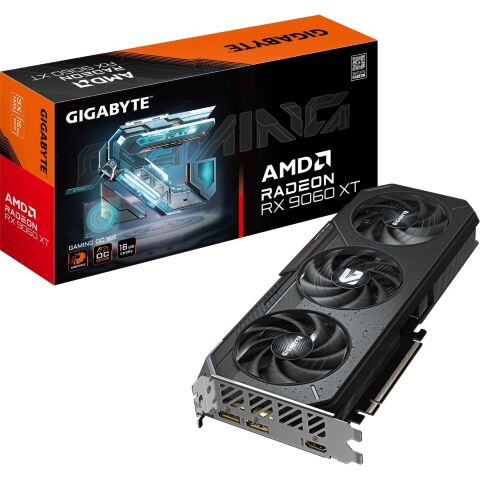 Видеокарта GIGABYTE Radeon RX 9060 XT 16Gb GAMING OC (GV-R9060XTGAMING OC-16GD) - Нулевой остаток (Feed) - Нулевой остаток (Feed)