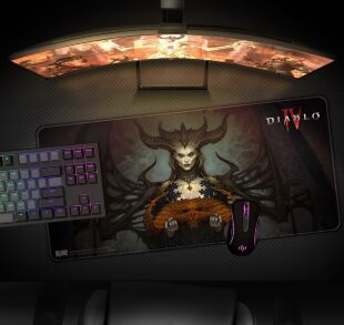 Килимок для миші ігрова поверхня Blizzard DIABLO IV 4 Lilith Діабло Ліліт XL (90*42 cm)