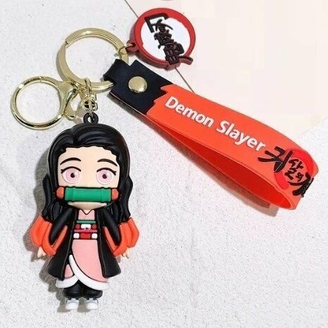 Брелок подвеска на рюкзак Demon Slayer Nezuko Kamado Незуко Камадо Клинок, рассекающий демонов - -
