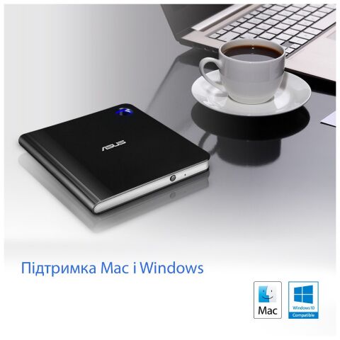 Оптический привод Blu-Ray ASUS SBW-06D5H-U/BLK/G/AS (90DD02G0-M29000) - Оптические приводы (ODD)  - Оптические приводы (ODD) 