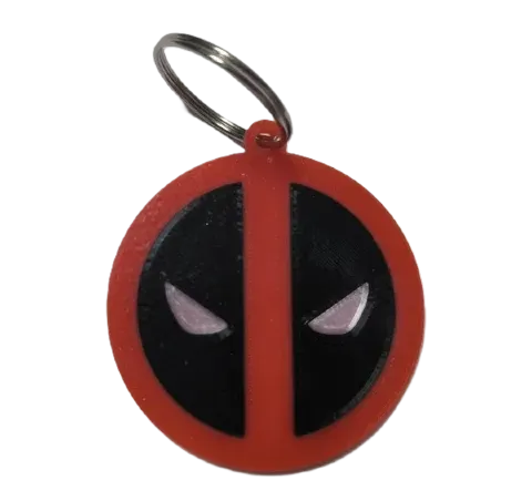 Брелок Marvel Deadpool Keychain Дедпул ABS пластик 5 см. -   -  