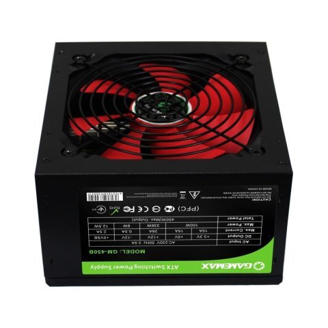 Блок питания Gamemax 450W (GM-450B) - Нулевой остаток (Feed) - Нулевой остаток (Feed)