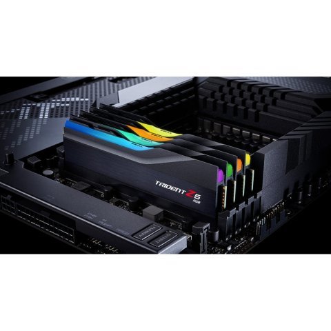 Модуль памяти для компьютера DDR5 32GB (2x16GB) 6000 MHz Trident Z5 RGB Black G.Skill (F5-6000J3636F16GX2-TZ5RK) - Нулевой остаток (Feed) - Нулевой остаток (Feed)